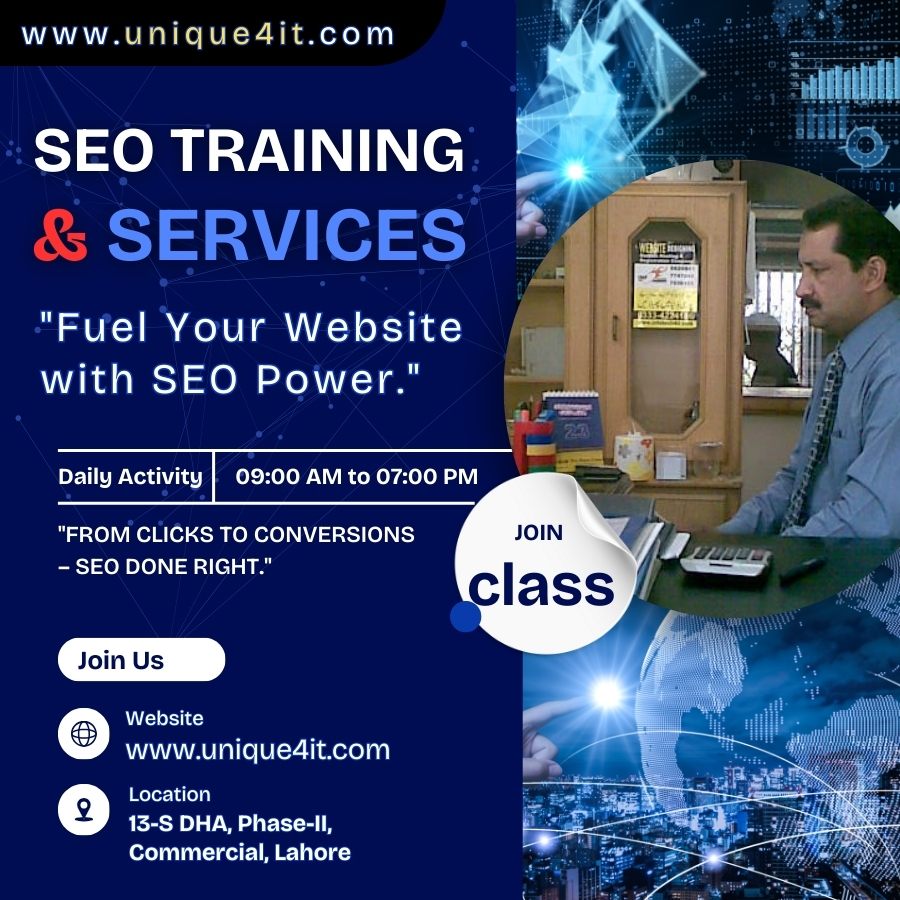 seo training and services in lahore pakistan - dha